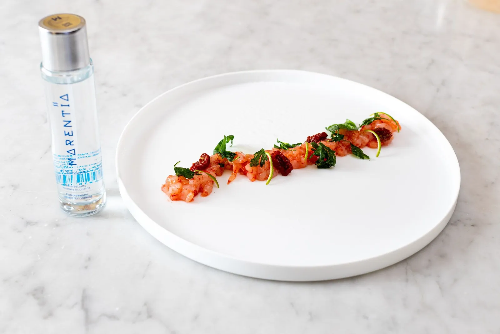 Un piatto del ristorante al piano terra